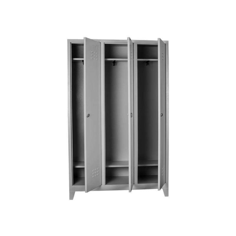 Ekonomik 3'lü Metal Soyunma Dolabı